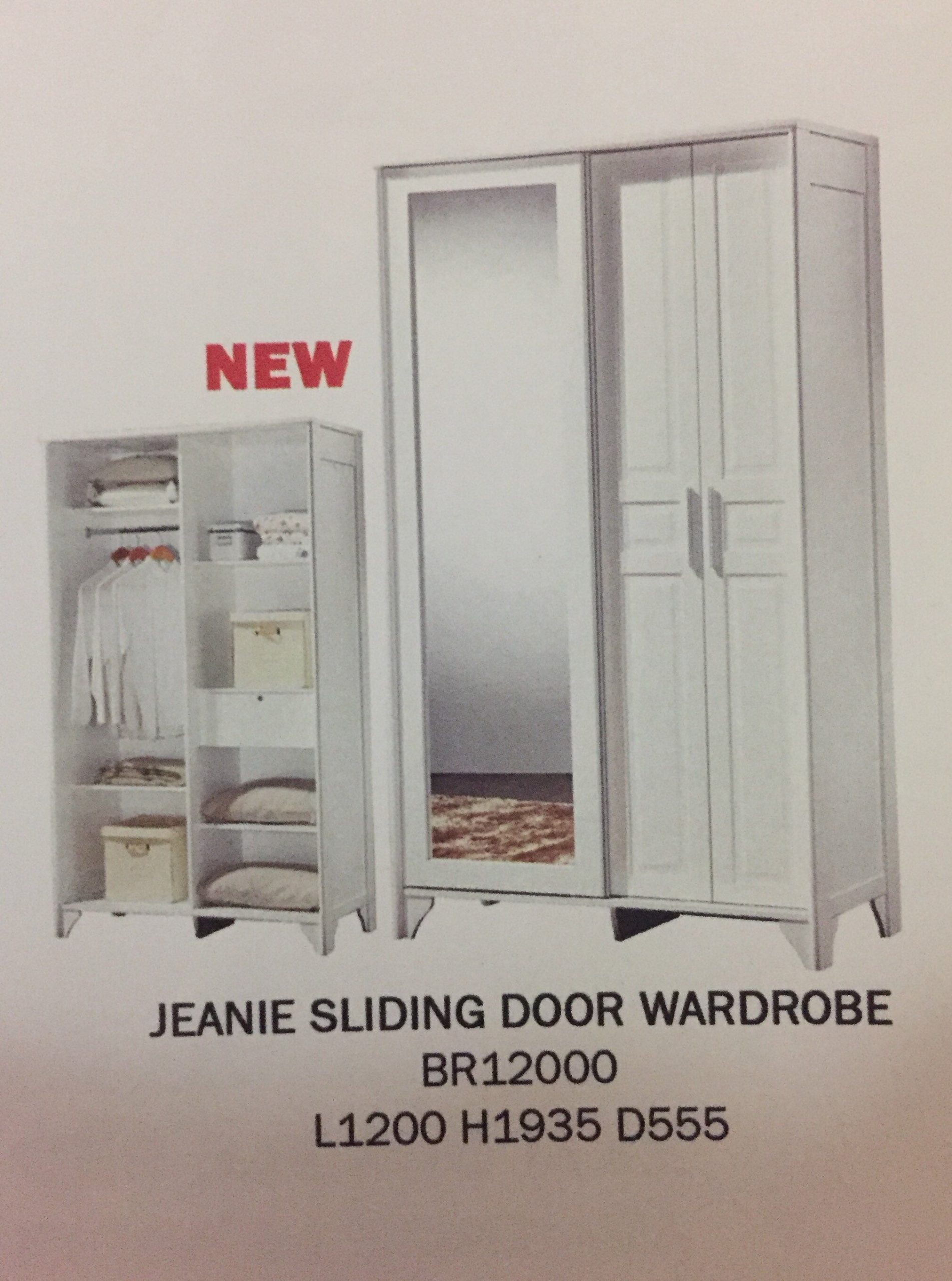 Jeanie Wardrobes 2 Door